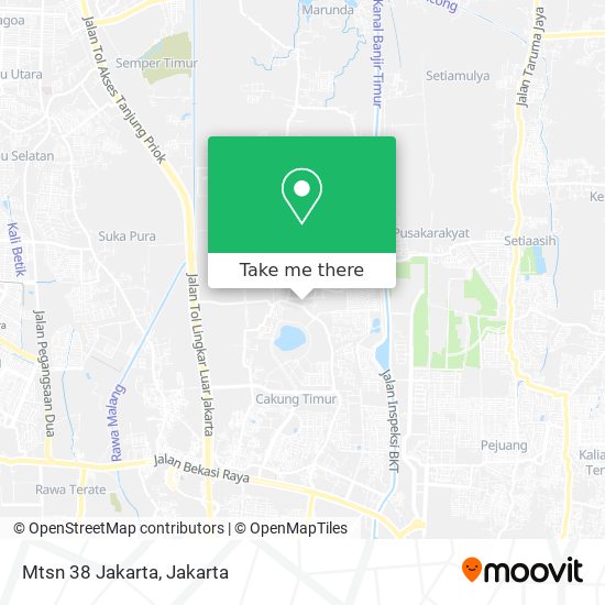 Mtsn 38 Jakarta map