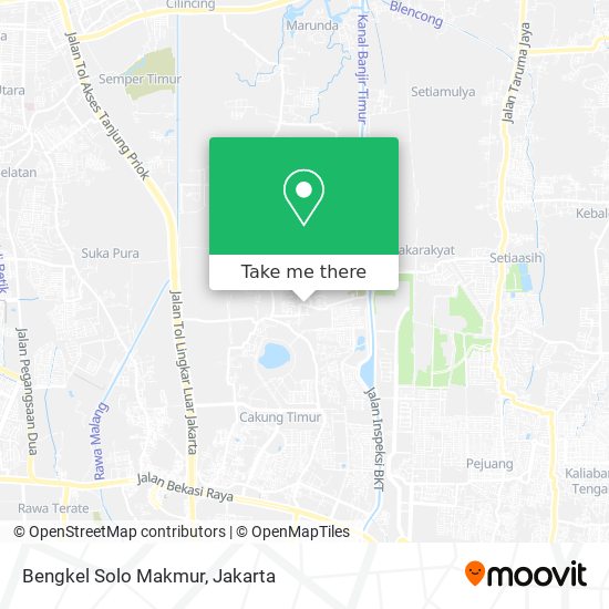 Bengkel Solo Makmur map