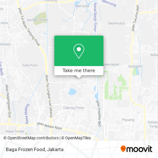 Baga Frozen Food map