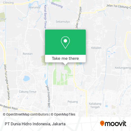PT Dunia Hidro Indonesia map