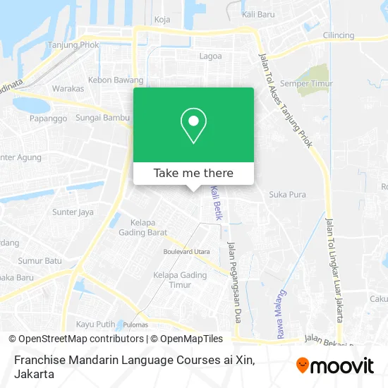 Franchise Mandarin Language Courses ai Xin map