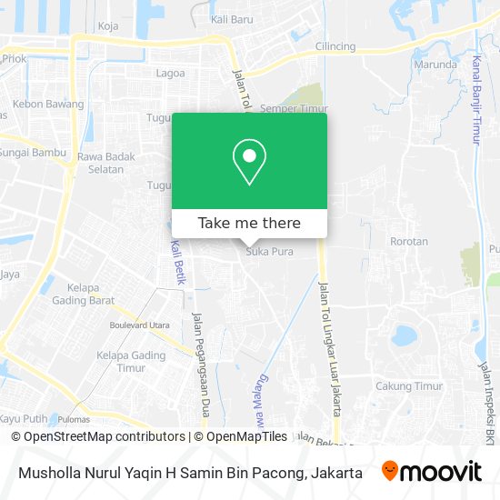 Musholla Nurul Yaqin H Samin Bin Pacong map