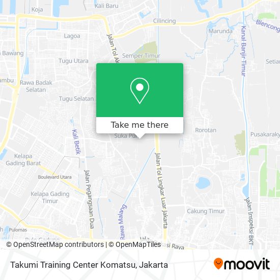 Takumi Training Center Komatsu map
