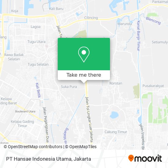 PT Hansae Indonesia Utama map