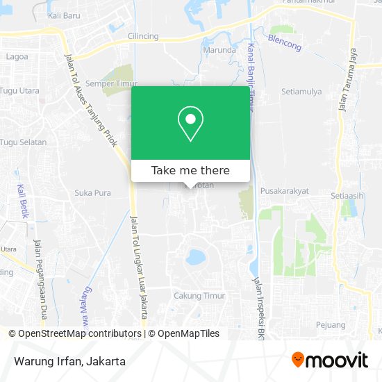 Warung Irfan map