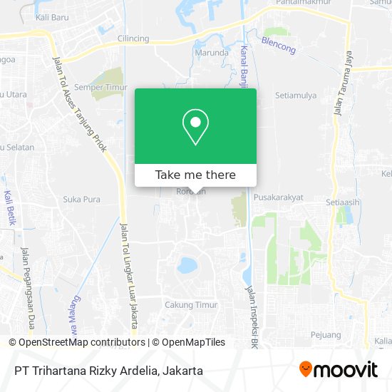 PT Trihartana Rizky Ardelia map