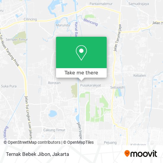 Ternak Bebek Jibon map