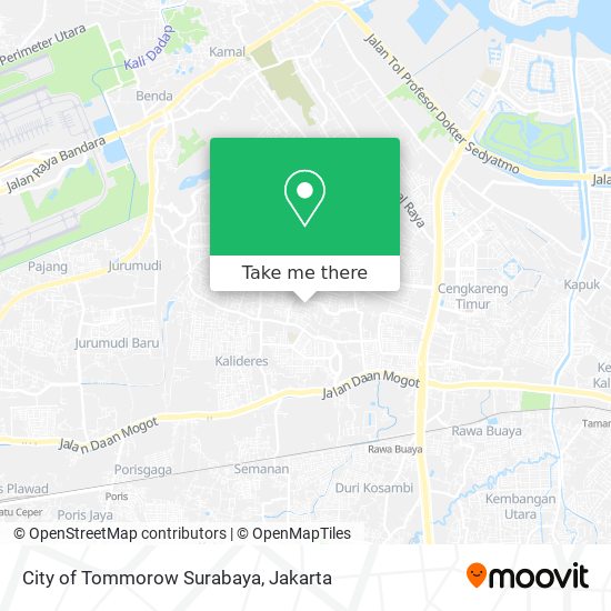 City of Tommorow Surabaya map