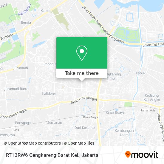 RT13RW6 Cengkareng Barat Kel. map