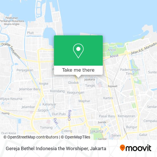 Gereja Bethel Indonesia the Worshiper map