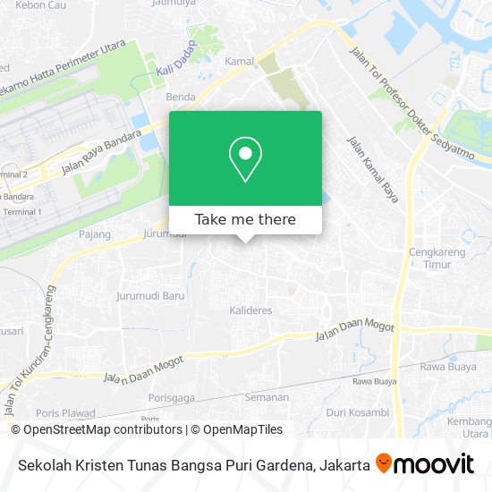 Sekolah Kristen Tunas Bangsa Puri Gardena map