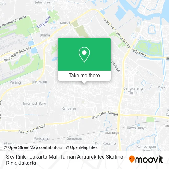Sky Rink - Jakarta Mall Taman Anggrek Ice Skating Rink map