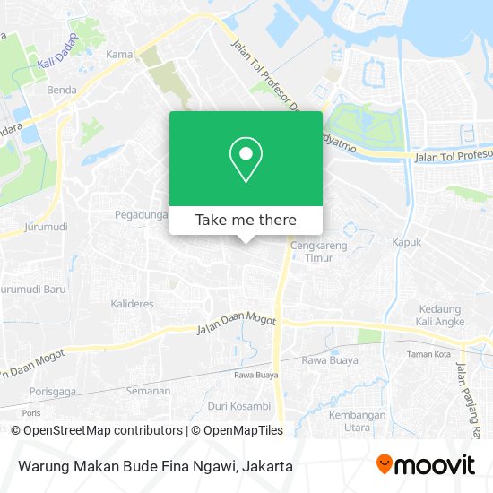 Warung Makan Bude Fina Ngawi map
