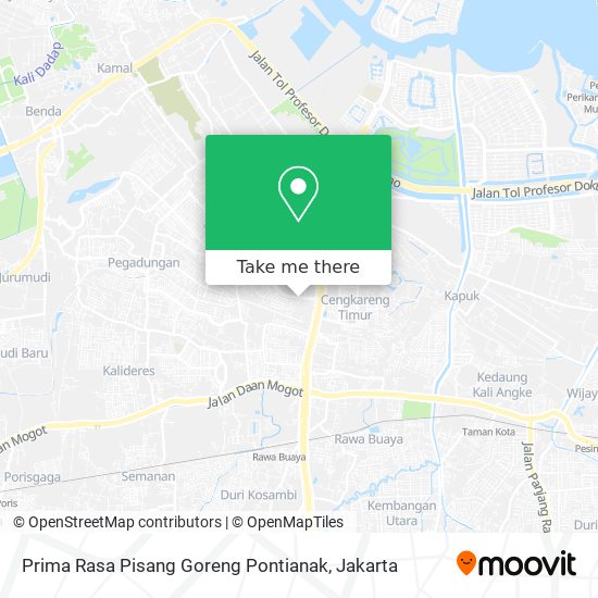 Prima Rasa Pisang Goreng Pontianak map