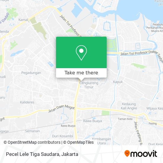 Pecel Lele Tiga Saudara map