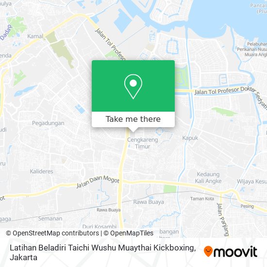 Latihan Beladiri Taichi Wushu Muaythai Kickboxing map