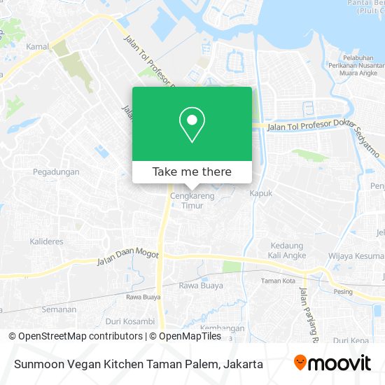 Sunmoon Vegan Kitchen Taman Palem map