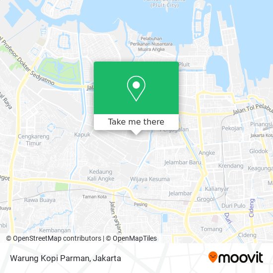 Warung Kopi Parman map