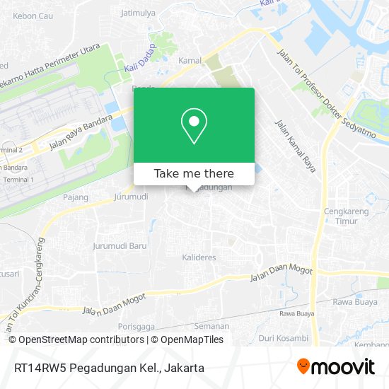 RT14RW5 Pegadungan Kel. map