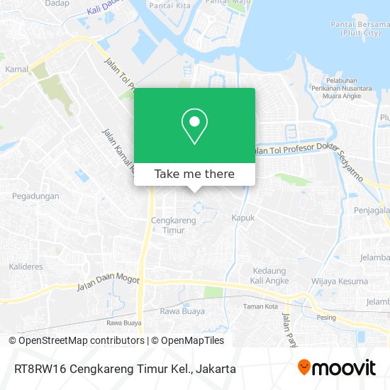 RT8RW16 Cengkareng Timur Kel. map