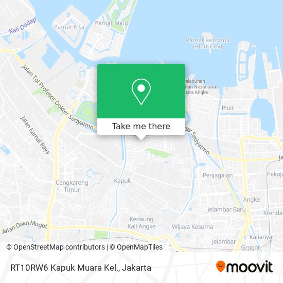 RT10RW6 Kapuk Muara Kel. map