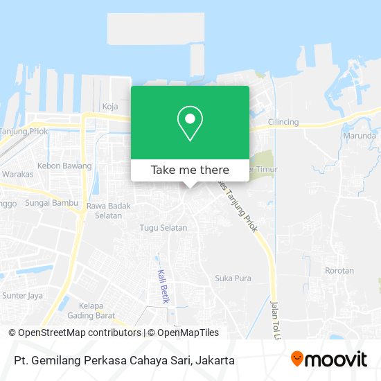 Pt. Gemilang Perkasa Cahaya Sari map