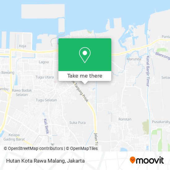 Hutan Kota Rawa Malang map