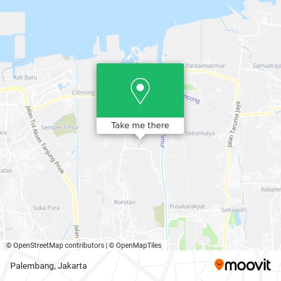 Palembang map