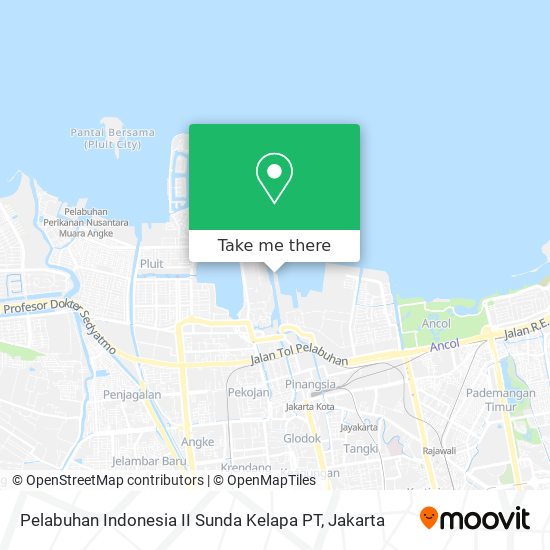 Pelabuhan Indonesia II Sunda Kelapa PT map