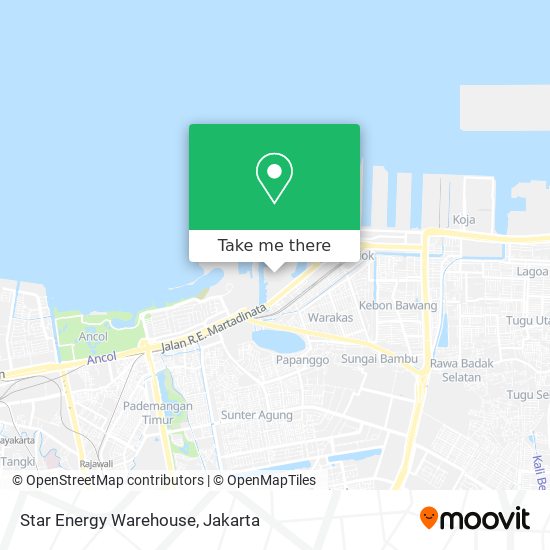 Star Energy Warehouse map