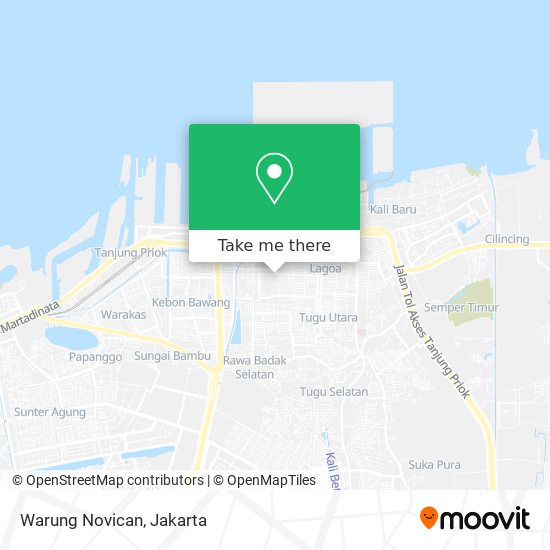 Warung Novican map