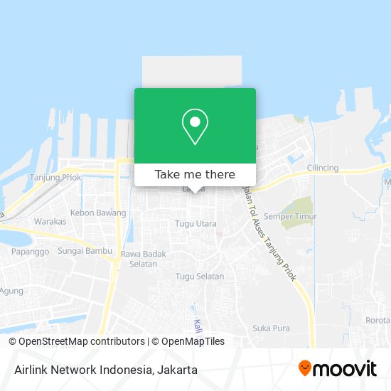 Airlink Network Indonesia map