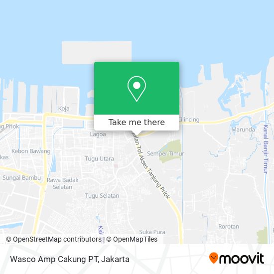 Wasco Amp Cakung PT map