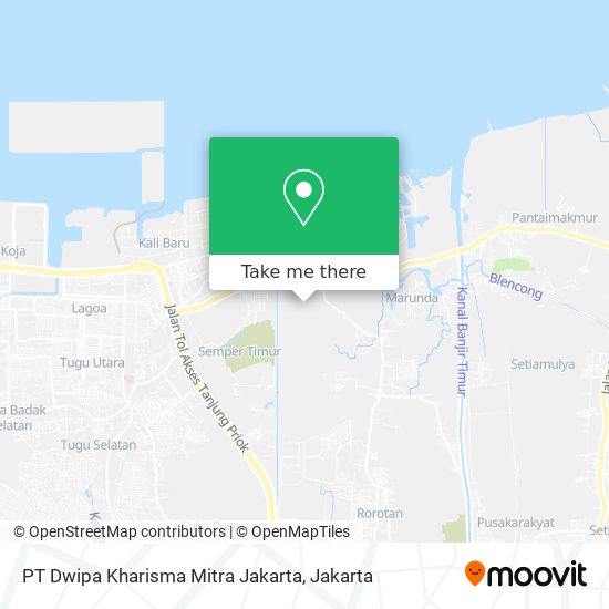 PT Dwipa Kharisma Mitra Jakarta map