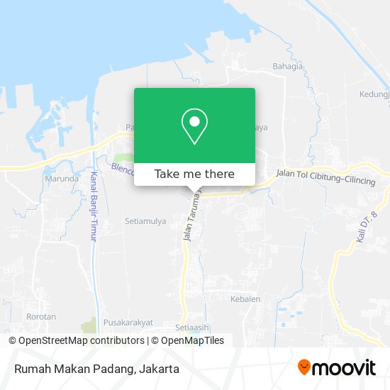 Rumah Makan Padang map