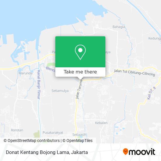 Donat Kentang Bojong Lama map