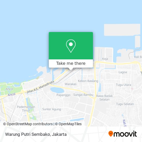 Warung Putri Sembako map