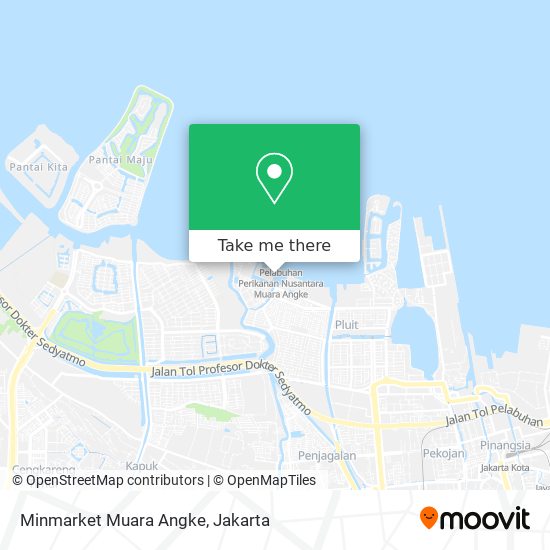 Minmarket Muara Angke map