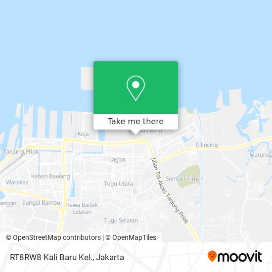 RT8RW8 Kali Baru Kel. map