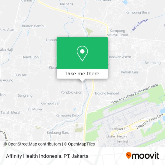 Affinity Health Indonesia. PT map