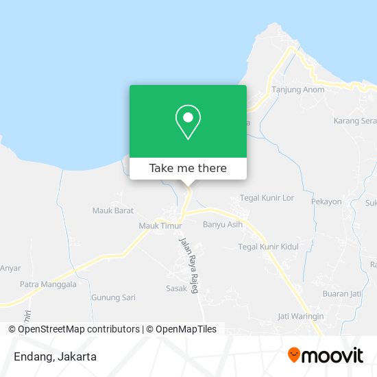 Endang map