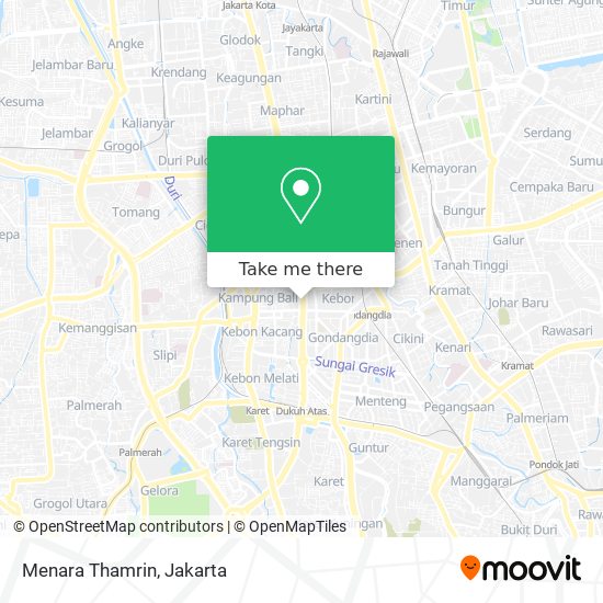 Menara Thamrin map