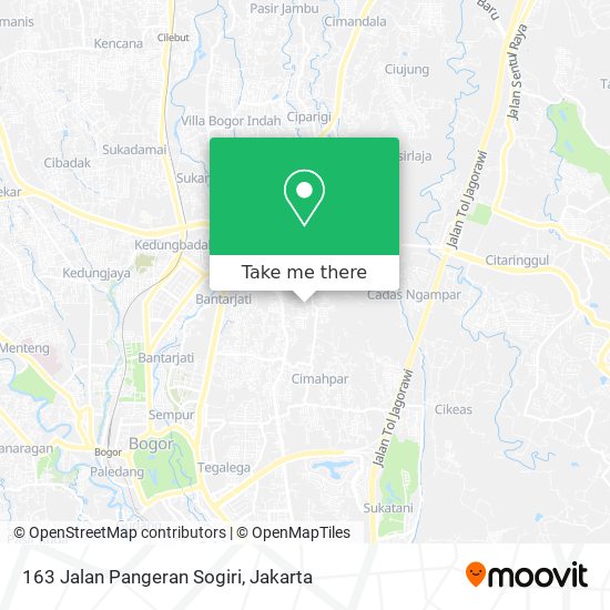 163 Jalan Pangeran Sogiri map