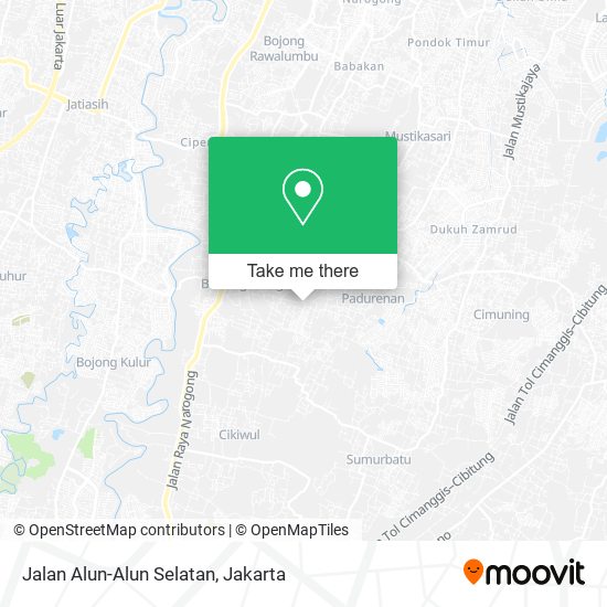 Jalan Alun-Alun Selatan map