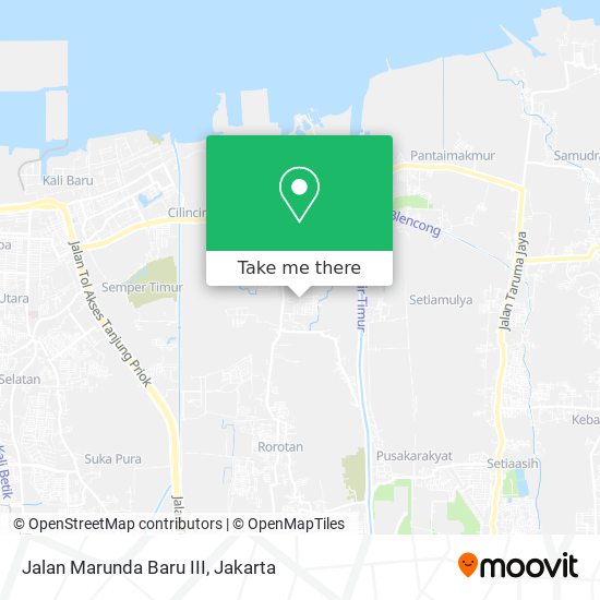 Jalan Marunda Baru III map