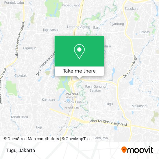 Tugu map