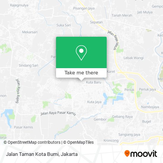 Jalan Taman Kota Bumi map