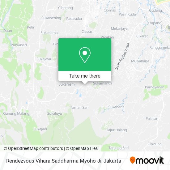 Rendezvous Vihara Saddharma Myoho-Ji map
