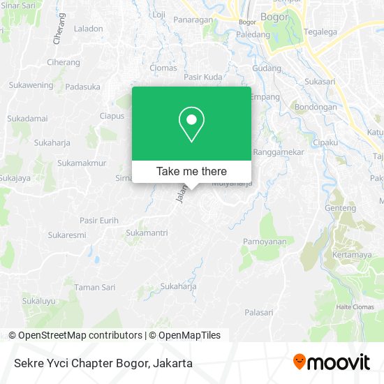 Sekre Yvci Chapter Bogor map