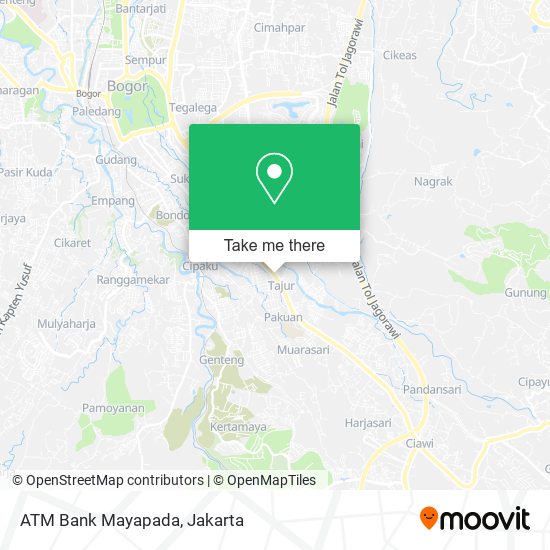 ATM Bank Mayapada map